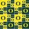 Licensed NCAA University of Oregon Ducks OR-020 Cotton Fabric by the Yard